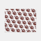 Amerikaans Football Gridiron Ball Fleece Deken (Voorkant (Horizontaal))