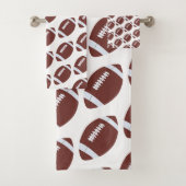 Amerikaans Football Gridiron Ball Pattern Bad Handdoek (Insitu)