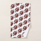 Amerikaans Football Gridiron Ball Pattern Bad Handdoek (Handdoek)