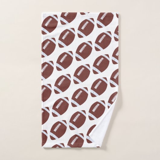 Amerikaans Football Gridiron Ball Pattern Bad Handdoek (Handdoek)