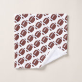 Amerikaans Football Gridiron Ball Pattern Bad Handdoek (Wasdoekje)