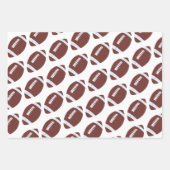 Amerikaans Football Gridiron Ball Pattern Inpakpapier Vel (Voorkant)