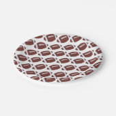 Amerikaans Football Gridiron Ball Pattern Papieren Bordje (Gekanteld)