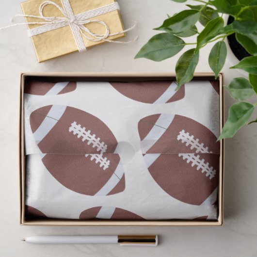 Amerikaans Football Gridiron Ball Pattern Tissuepapier (Geschenk)