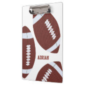 Amerikaans Football Gridiron Ball Persoonlijk Klembord (Links)