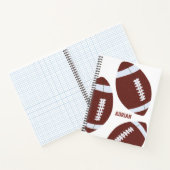 Amerikaans Football Gridiron Ball Persoonlijk Notitieboek (Binnen)