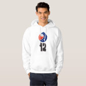 Amerikaans Football: Gridiron Glory Hoodie (Voorkant volledig)