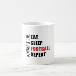 Amerikaans Football Herhaal team spel Verenigde St Koffiemok