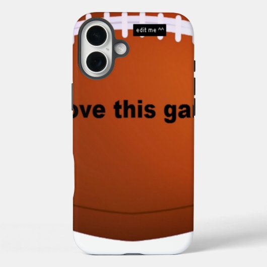 Amerikaans Football: Ik hou van dit spel Case-Mate iPhone Case (Achterkant)
