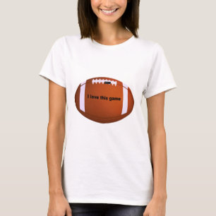 Amerikaans Football: Ik hou van dit spel T-shirt