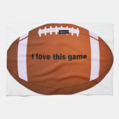 Amerikaans Football: Ik hou van dit spel Theedoek (Horizontaal)