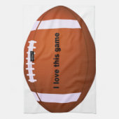 Amerikaans Football: Ik hou van dit spel Theedoek (Verticaal)