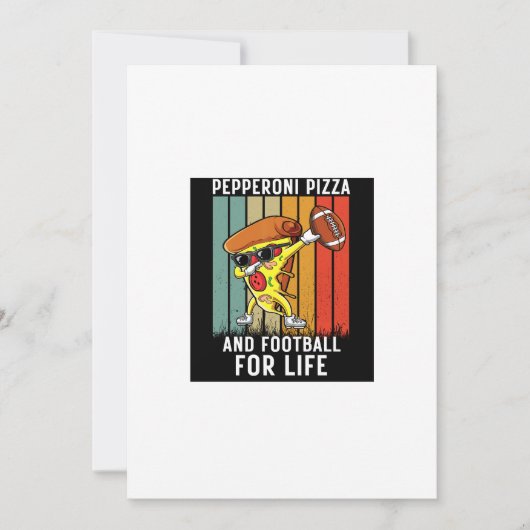  Amerikaans Football Illustratie Kaart (Voorkant)