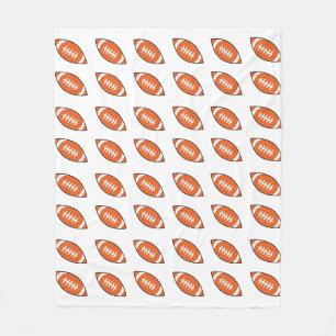 Amerikaans football illustratiepatroon fleece deken