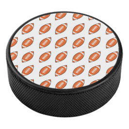 Amerikaans football illustratiepatroon hockey puck