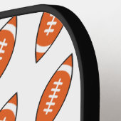Amerikaans football illustratiepatroon pickleball paddle (Links Detail)