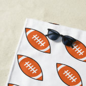 Amerikaans football illustratiepatroon strandlaken (In situ)