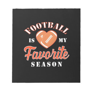 Amerikaans Football is mijn favoriete seizoen Notitieblok