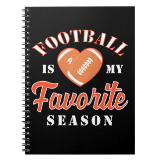 Amerikaans Football is mijn favoriete seizoen Notitieboek