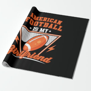 Amerikaans Football is mijn Vriendin Cadeaupapier
