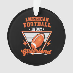 Amerikaans Football is mijn Vriendin Ornament