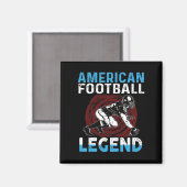 Amerikaans Football Legend Magneet (Voorkant / Achterkant)