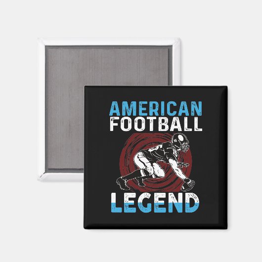Amerikaans Football Legend Magneet (Voorkant / Achterkant)