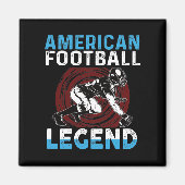 Amerikaans Football Legend Magneet (Voorkant)