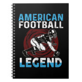 Amerikaans Football Legend Notitieboek (Voorkant)