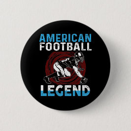 Amerikaans Football Legend Ronde Button 5,7 Cm