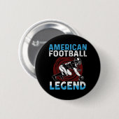 Amerikaans Football Legend Ronde Button 5,7 Cm (Voorkant /achterkant)