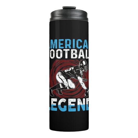 Amerikaans Football Legend Thermosbeker (Voorkant)