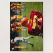 Amerikaans Football. Legpuzzel (Verticaal)