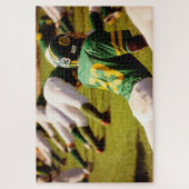 Amerikaans Football. Legpuzzel (Verticaal)