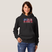 Amerikaans Football Lineman omdat quarterbacks Nee Hoodie (Voorkant volledig)