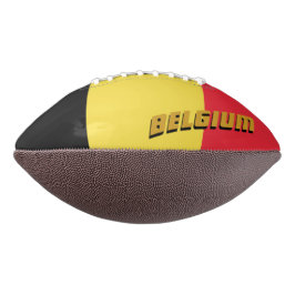 Amerikaans Football met Belgische vlag / België