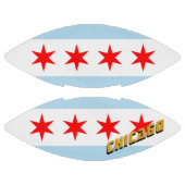 Amerikaans Football met Chicago Flag/Illinois USA (Panelen)