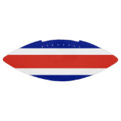 Amerikaans football met Costa Ricaanse vlag (Paneel)