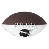 Amerikaans football met de vlag van Corsica (Voorkant)