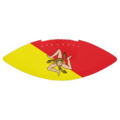 Amerikaans football met de vlag van Sicilië (Paneel)