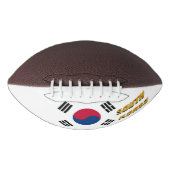 Amerikaans Football met Koreaanse vlag / Zuid-Kore (Voorkant)