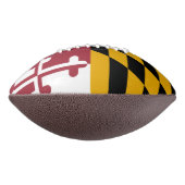 Amerikaans Football met Maryland Flag / Verenigde (Gedraaid 90)