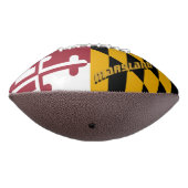 Amerikaans Football met Maryland Flag / Verenigde (Gedraaid 270)
