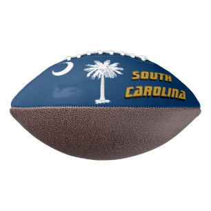 Amerikaans Football met South Carolina Flag / VS