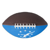 Amerikaans football met vlag van Corpus Christi (Voorkant)