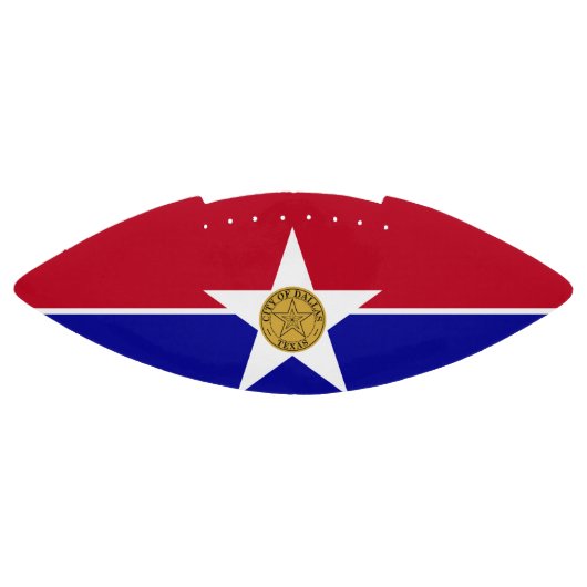 Amerikaans football met vlag van Dallas (Paneel)