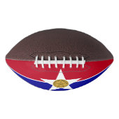 Amerikaans football met vlag van Dallas (Voorkant)