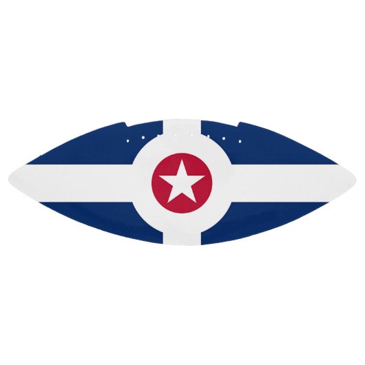 Amerikaans football met vlag van Indianapolis (Paneel)