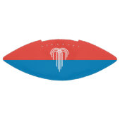 Amerikaans football met vlag van Kansas City (Paneel)