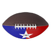 Amerikaans football met vlag van San Antonio (Voorkant)